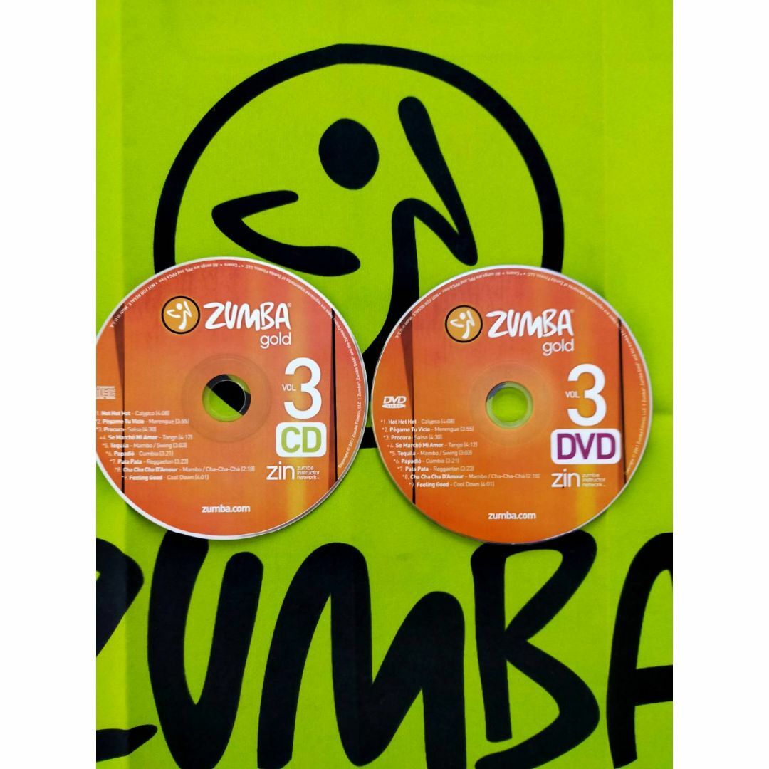 Zumba(ズンバ)のZUMBA GOLD 3 ズンバ ゴールド DVD CD インストラクター専用 エンタメ/ホビーのDVD/ブルーレイ(スポーツ/フィットネス)の商品写真