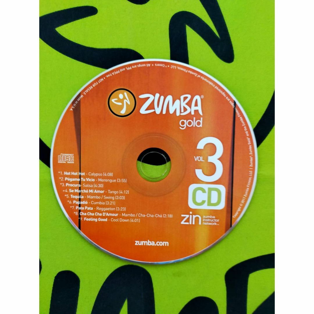 ZUMBA GOLD 3 ズンバ ゴールド DVD CD インストラクター専用