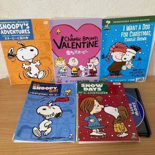 スヌーピー(SNOOPY)のスヌーピー　 DVD  5本　　豆恋ク(アニメ)