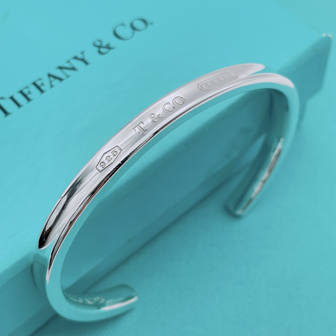 【極美品】Tiffany & Co. バングル　カフ　ナロー　新品磨き