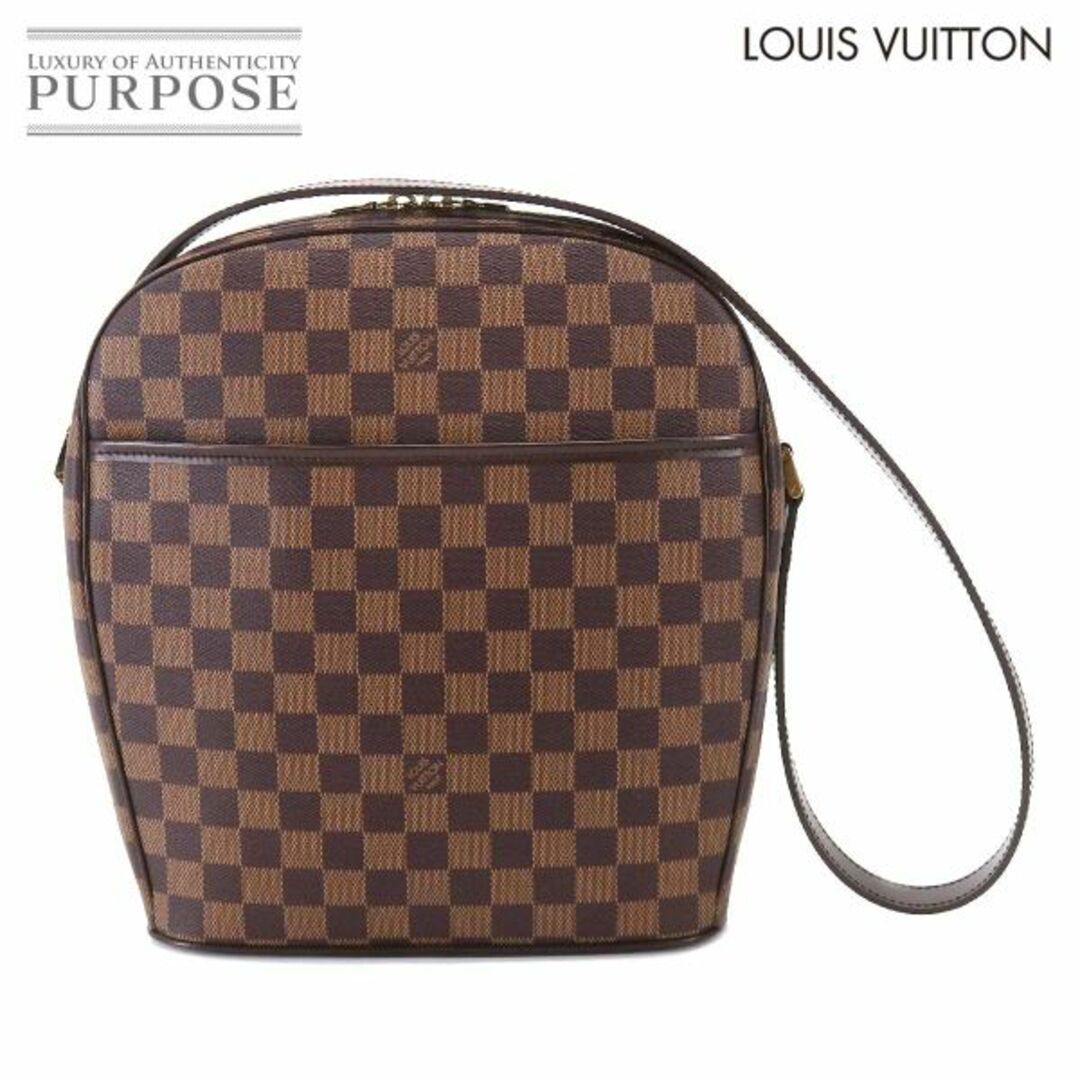 未使用 展示品 ルイ ヴィトン LOUIS VUITTON ダミエ イパネマ GM ショルダー バッグ エベヌ ブラウン N51292 VLP 90204992