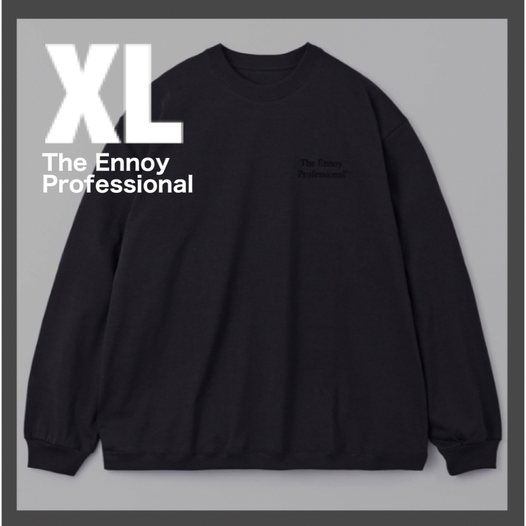 ennoy Long sleeve hem rib tee (BLACK)の通販 by うずらぷりん shop