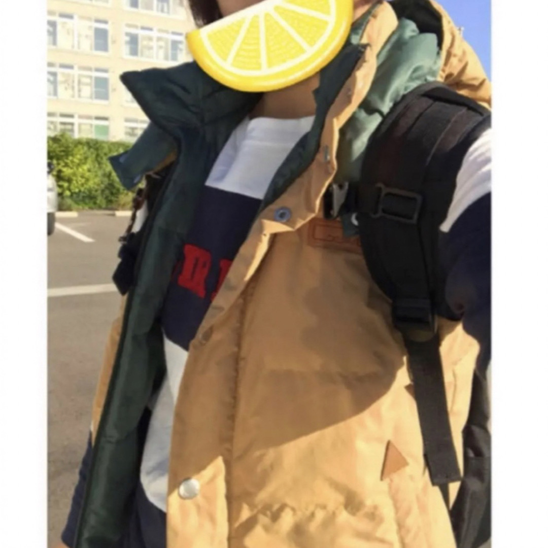 X-girl(エックスガール)のリバーシブル パフベスト レディースのジャケット/アウター(ダウンベスト)の商品写真