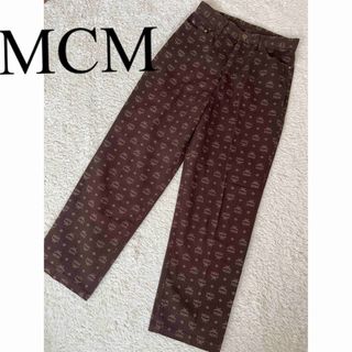 エムシーエム(MCM)の美品　MCM エムシーエム　パンツ　カジュアルパンツ　総柄　ヴィンテージ　人気(カジュアルパンツ)