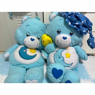 ケアベア(CareBears)のケアベア☆ベッドタイムベア☆まとめ売り☆ファンシー☆ジャンボ抱き枕☆レア☆(ぬいぐるみ)