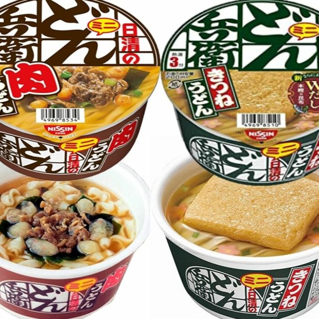 箱の通販　インスタント食品　どん兵衛　肉　日清食品　カップ麺　by　きつね　まとめ　まるはな's　うどん　詰め合わせ　shop｜ニッシンショクヒンならラクマ