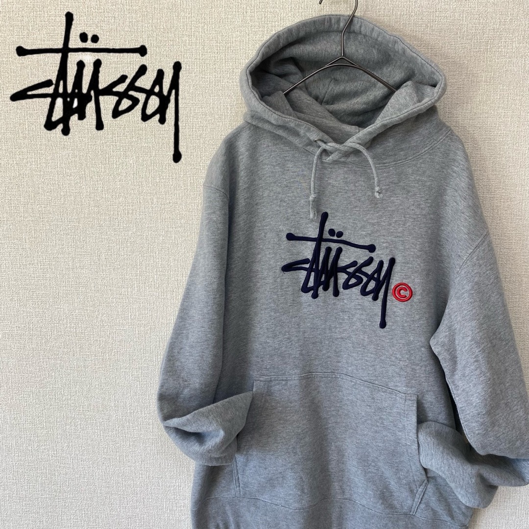 STUSSY - STUSSY/ステューシー プルオーバーパーカー スウェット ゴツ