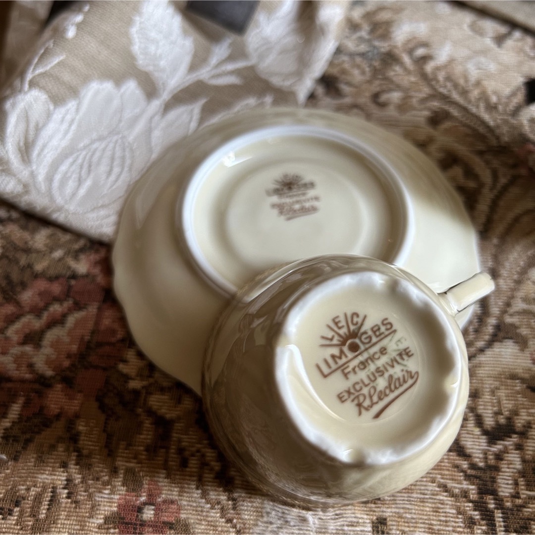 Rosenthal - フランス製 希少品 Limoges ハンドペイント カップ