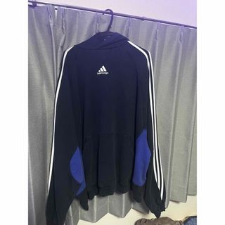 バレンシアガ(Balenciaga)のBALENCIAGA / ADIDAS oversized hoodie (パーカー)