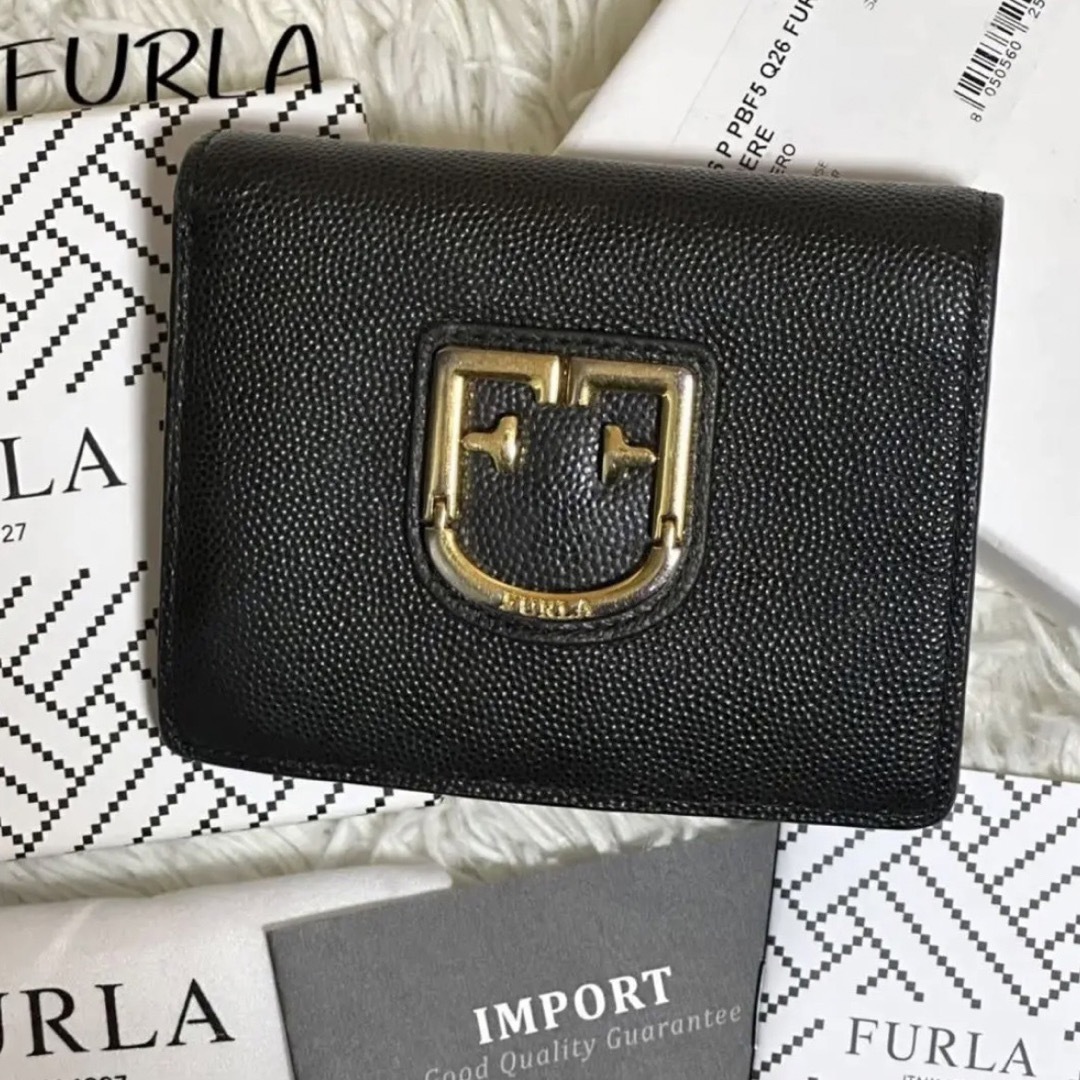 美品 FURLA レザー ベルヴェデーレ 2WAY ショルダーバッグ 赤 型押し