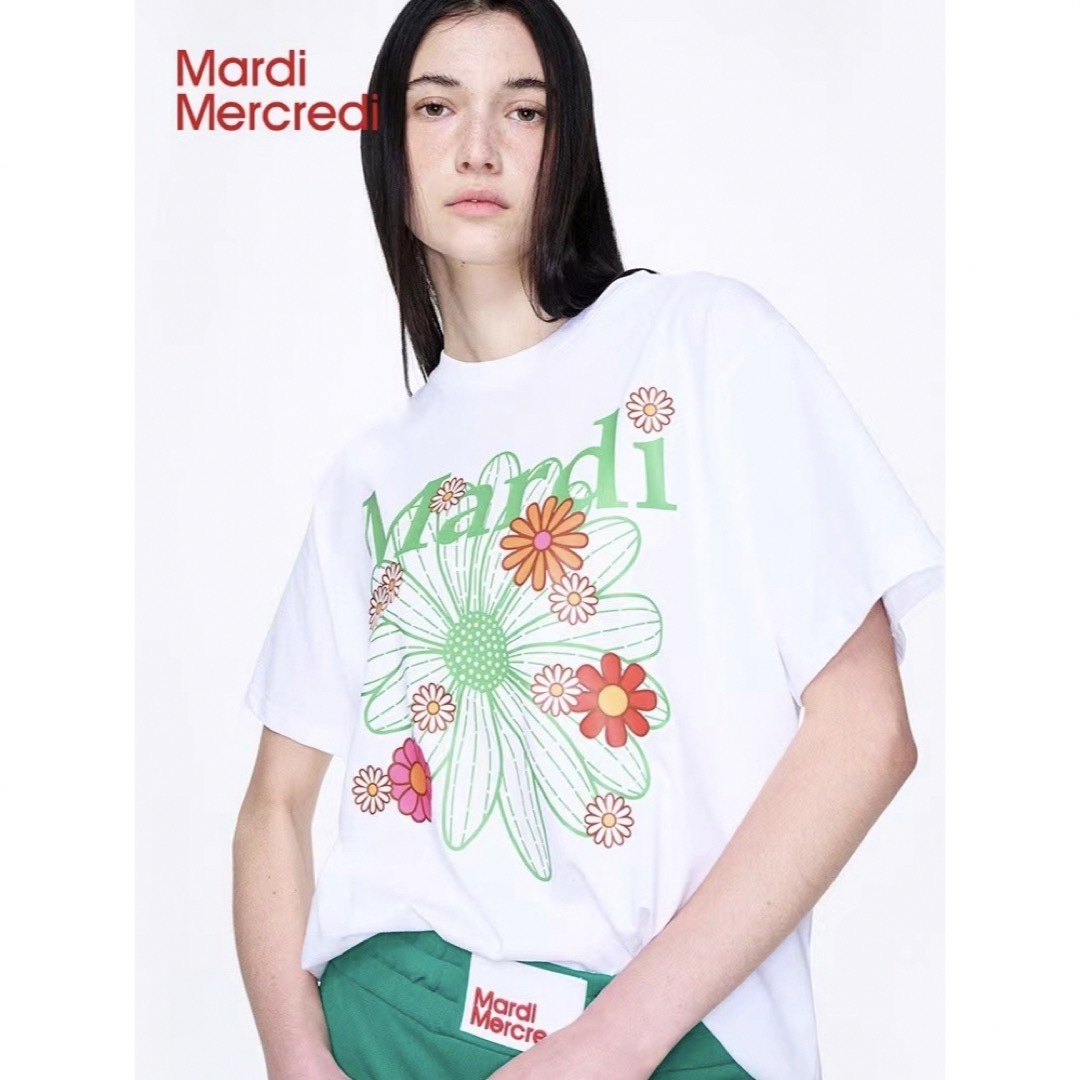 マルディメクルディ Mardi Mercredi TシャツWHITE GREENの通販 by LA's ...