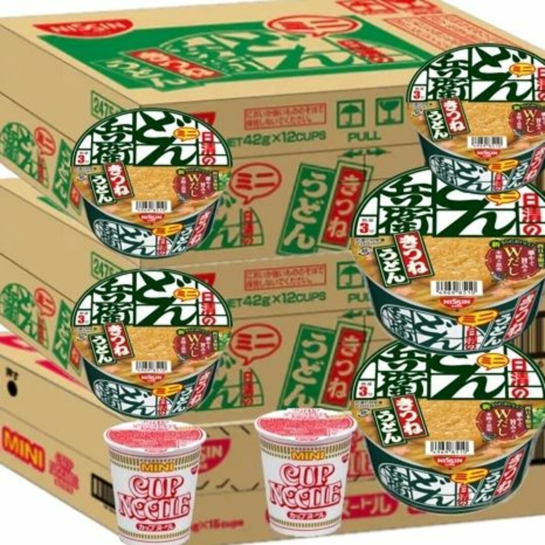 カップヌードル どん兵衛 ラーメン カップ麺 インスタント食品 まとめ 箱 買い