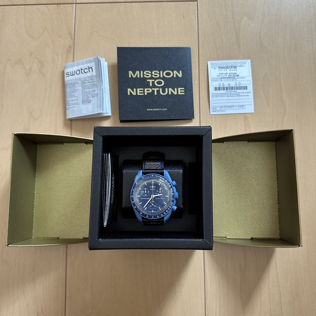 OMEGA(オメガ)の【国内正規品】Swatch × Omega Mission to Neptune メンズの時計(腕時計(アナログ))の商品写真