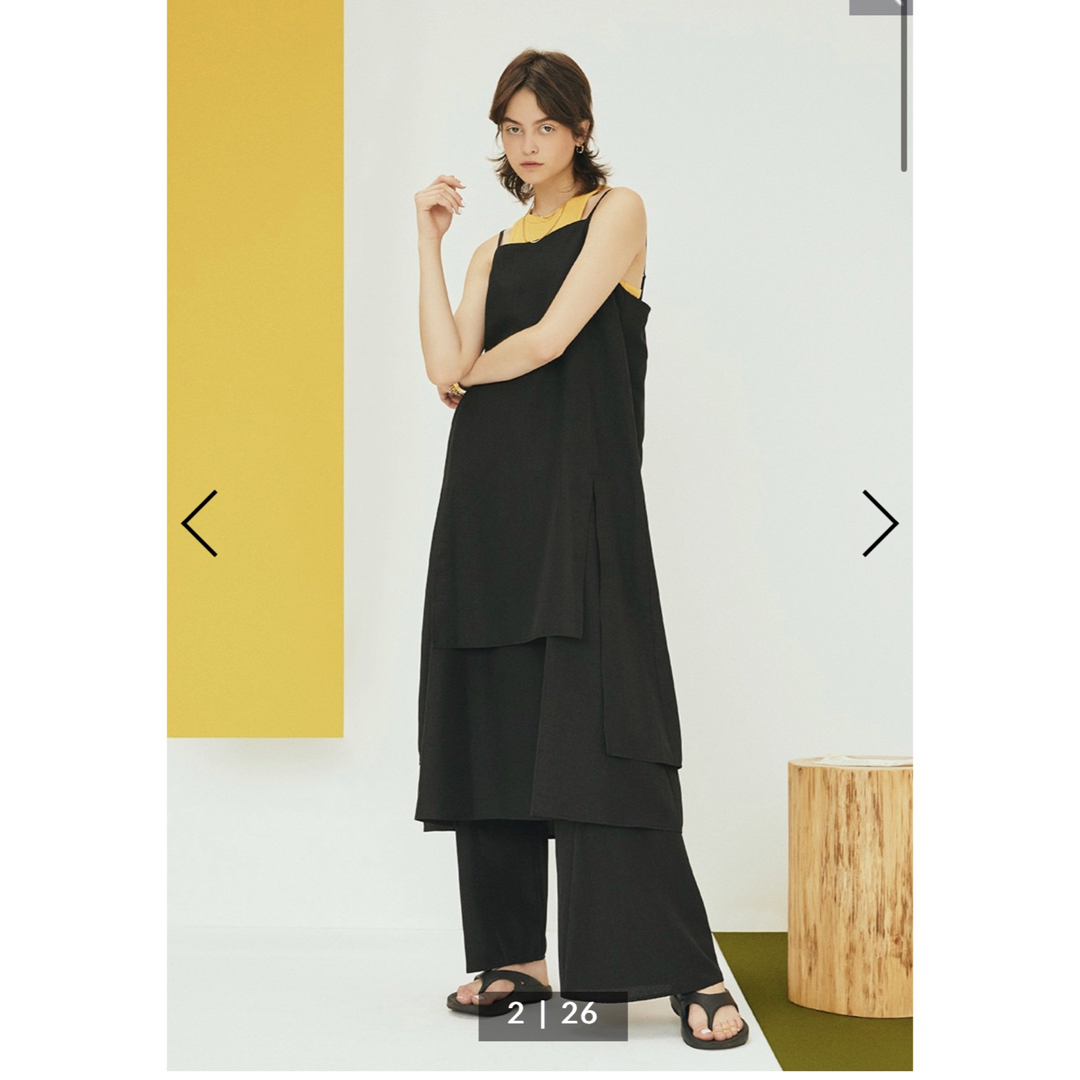 【PLUS】ASYMMETRY LAYERED LONG CAMI