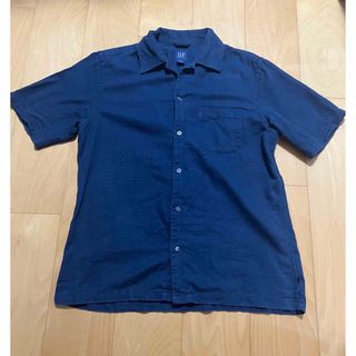 OLD GAP 綿　hemp 開襟　ボックスシャツ　古着　vintage y2k(シャツ)