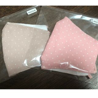 33sa/子供用 マスク ドット柄 マスク 2枚セット ハンドメイド(その他)