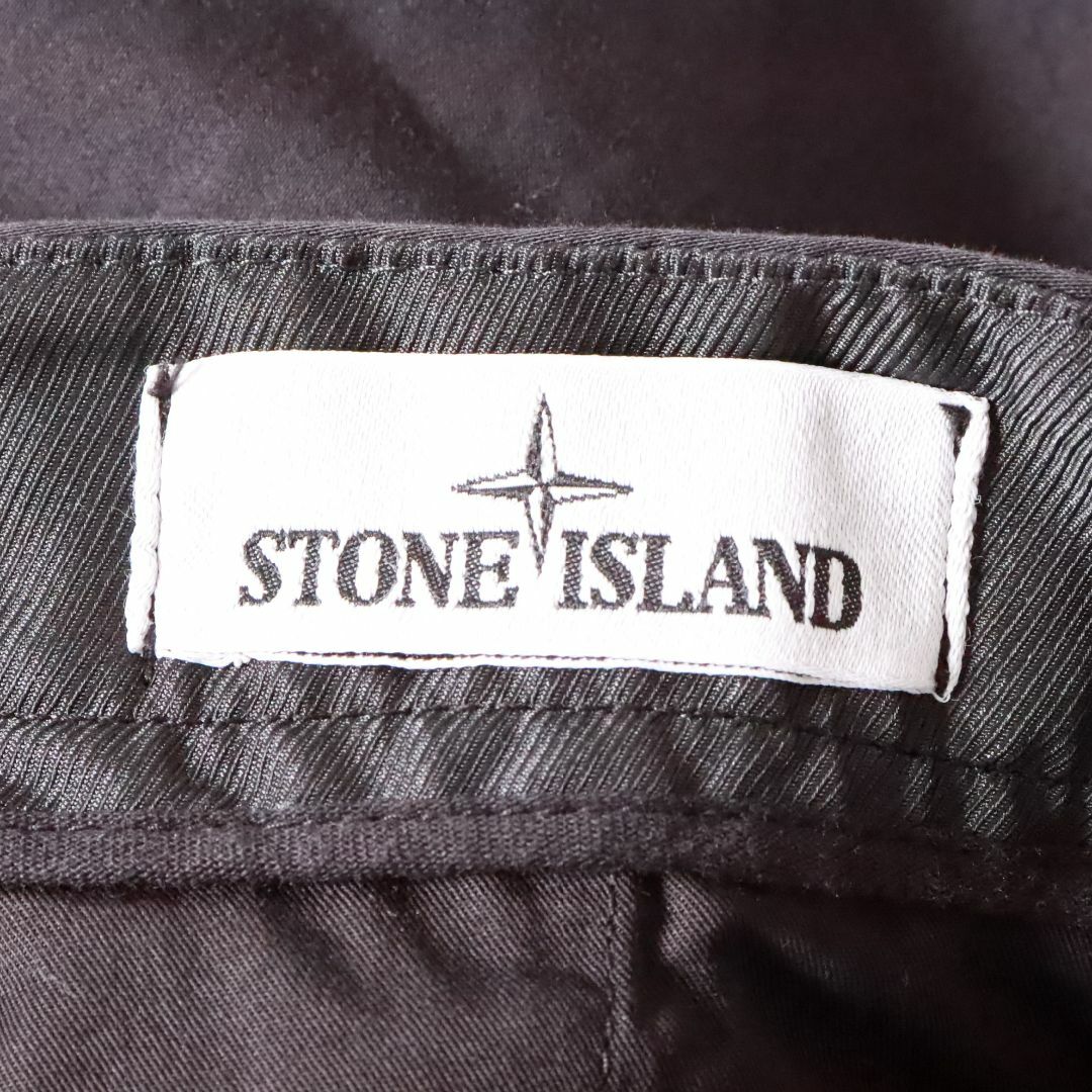 STONE ISLAND(ストーンアイランド)のストーンアイランド　　ワイドーカーゴパンツ 34　黒 STONE ISLAND  メンズのパンツ(ワークパンツ/カーゴパンツ)の商品写真