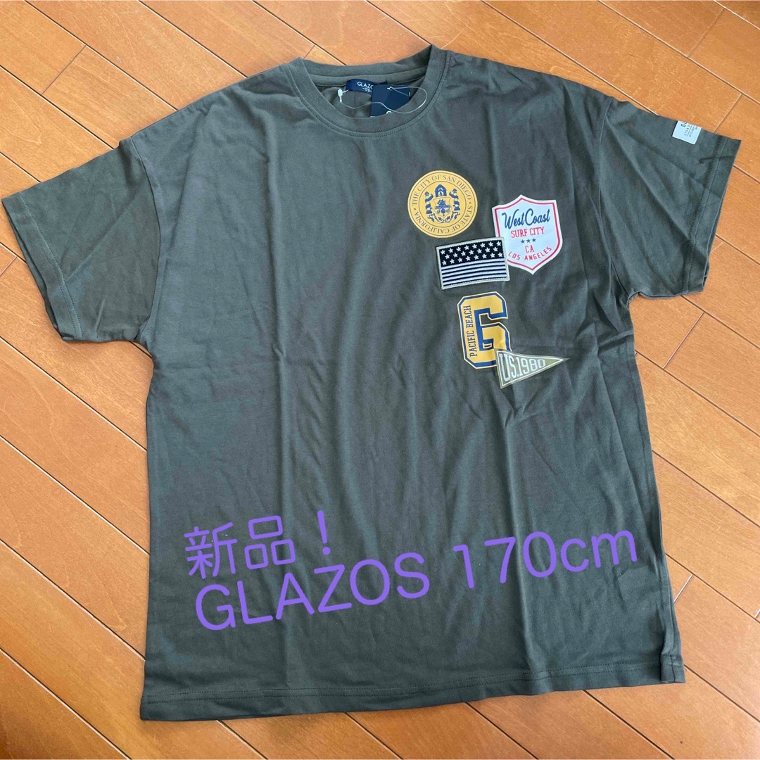 GLAZOS(グラソス)の【170】新品！GLAZOS ボーイズ　Tシャツ　AVIREX風 キッズ/ベビー/マタニティのキッズ服男の子用(90cm~)(Tシャツ/カットソー)の商品写真