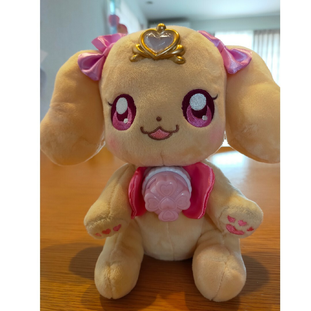 BANDAI(バンダイ)のプリキュア　おしゃべり　ラテ　くるるん　コメコメ エンタメ/ホビーのおもちゃ/ぬいぐるみ(ぬいぐるみ)の商品写真