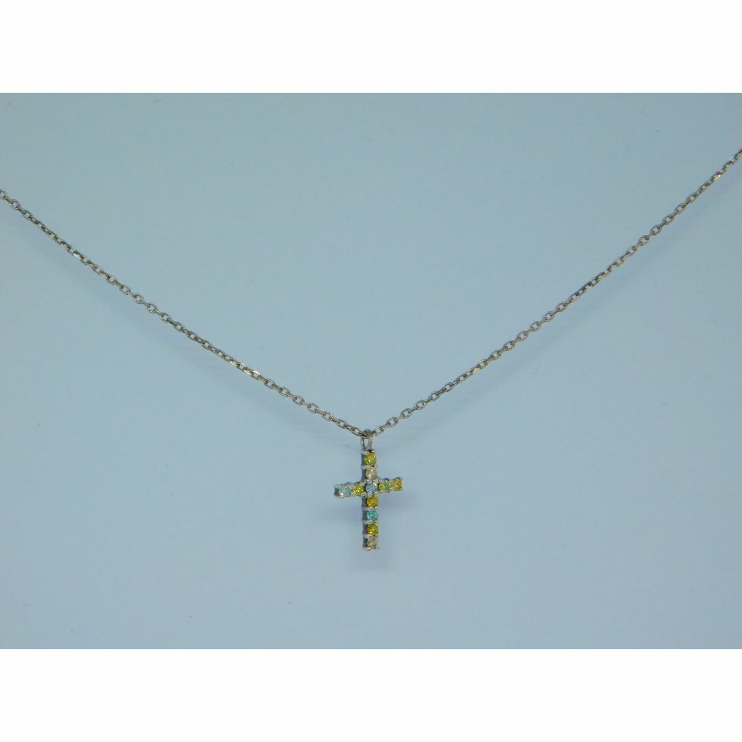 美品 GARNI ガルニ クロス ネックレス ペンダント シルバー925