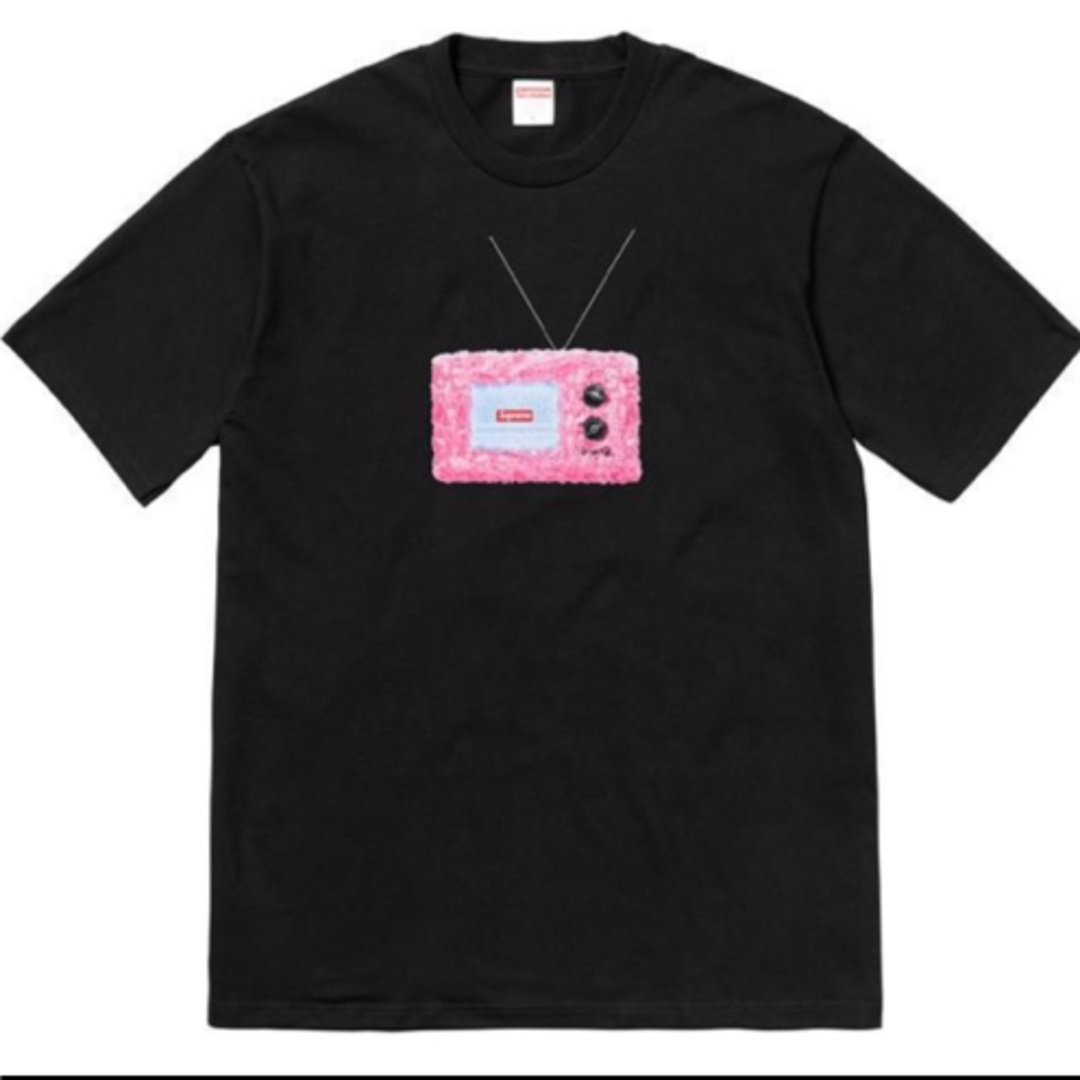 supreme TV tee Tシャツ　黒　S　box logo