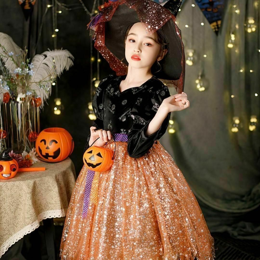 【セール キッズ ハロウィン コスチューム ワンピース 魔女 仮装 120 フォーマル 【セール キッズ ハロウィン コスチューム ワンピース 魔女 仮装 120 フォーマル