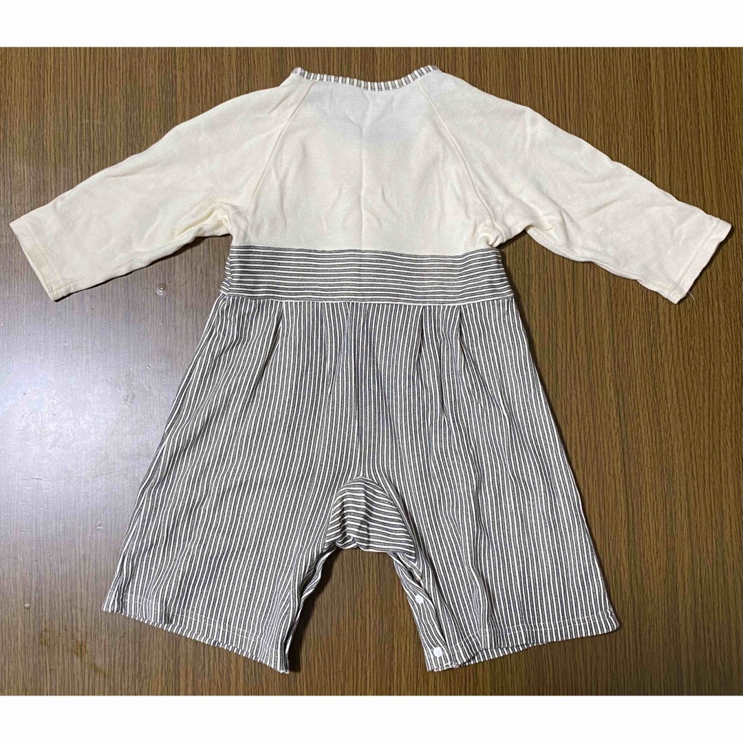 袴ロンパース 90cm 男の子 キッズ/ベビー/マタニティのキッズ服男の子用(90cm~)(和服/着物)の商品写真