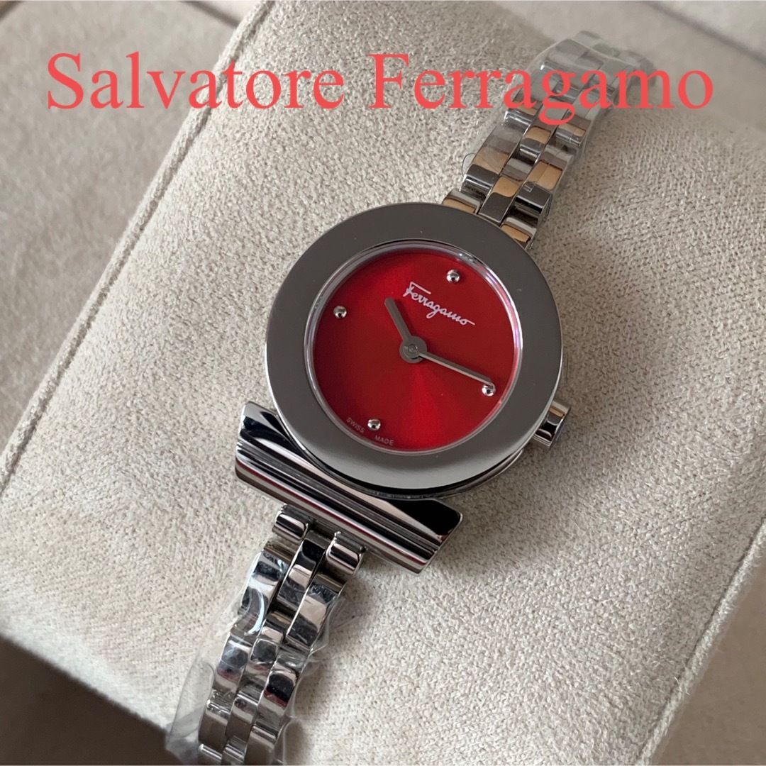 【新品】Salvatore Ferragamo フェラガモ ガンチーニ レッド | フリマアプリ ラクマ