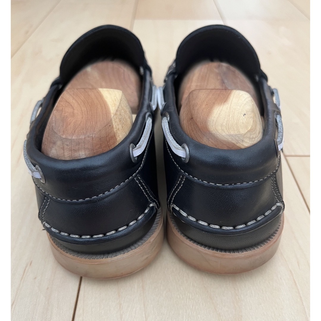 美品【パラブーツ×ビームス】ローファー モカシン 紺 UK6 メンズの靴/シューズ(スリッポン/モカシン)の商品写真