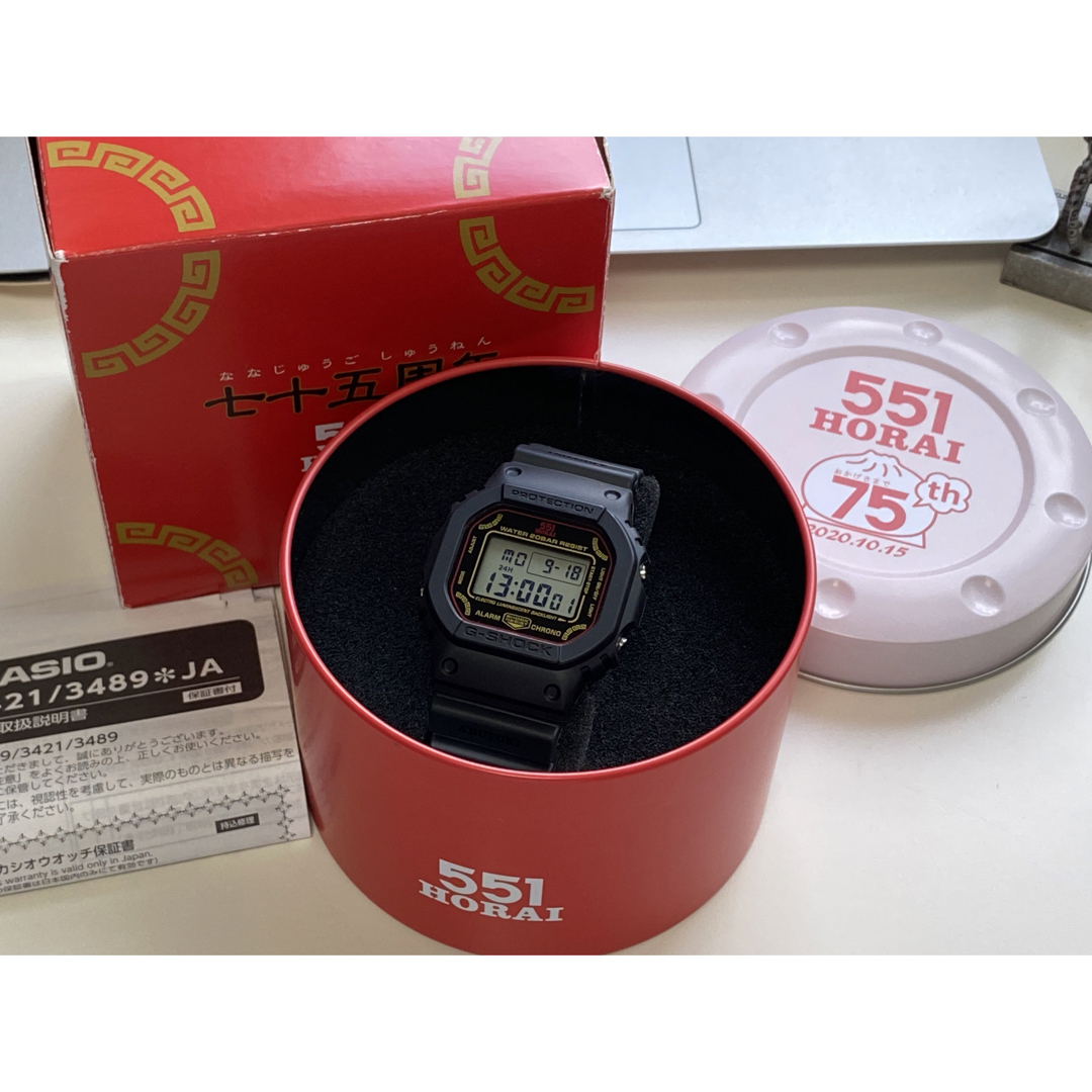 コラボ/G-SHOCK/CHUMS/DW-5600/限定/スピード/箱付/星条旗