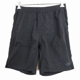 ザノースフェイス(THE NORTH FACE)のSALE/ THE NORTH FACE ノースフェイス ナイロンショートパンツ アウトドア キャンプ FLASHDRY ブラック (メンズ S) 中古 古着 O1060(ショートパンツ)