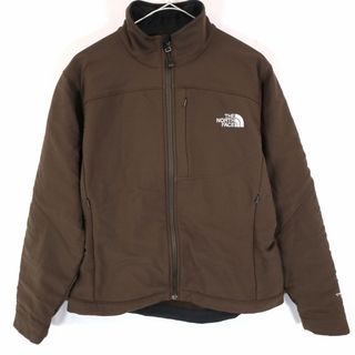 ザノースフェイス(THE NORTH FACE)のSALE/ THE NORTH FACE ノースフェイス ソフトシェルジャケット アウトドア 胸元ワンポイントロゴ ブラウン (レディース Ｍ) 中古 古着 O1028(その他)