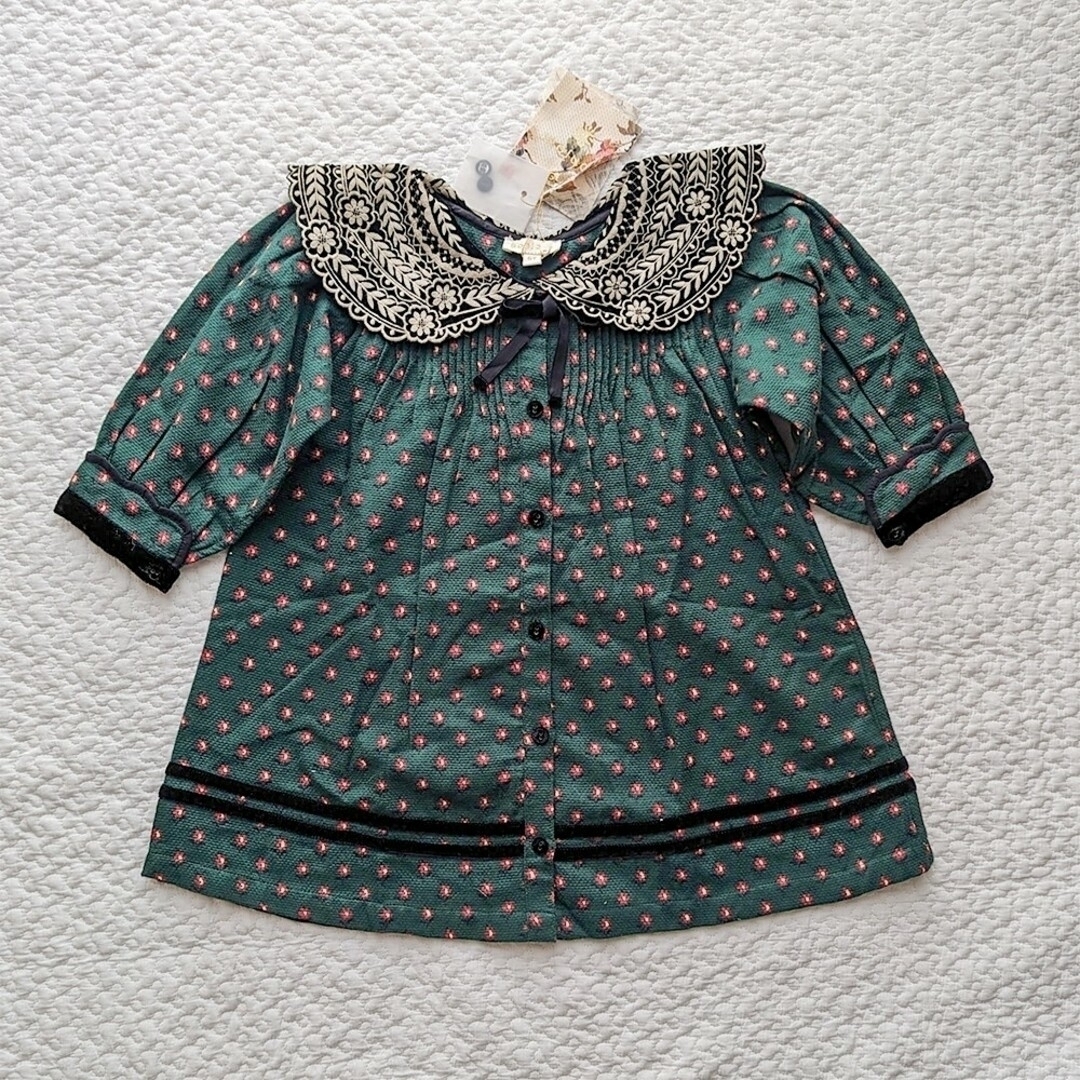 新品 bonjour diary MADELEINE TUNIQUE 6y キッズ/ベビー/マタニティのキッズ服女の子用(90cm~)(ワンピース)の商品写真