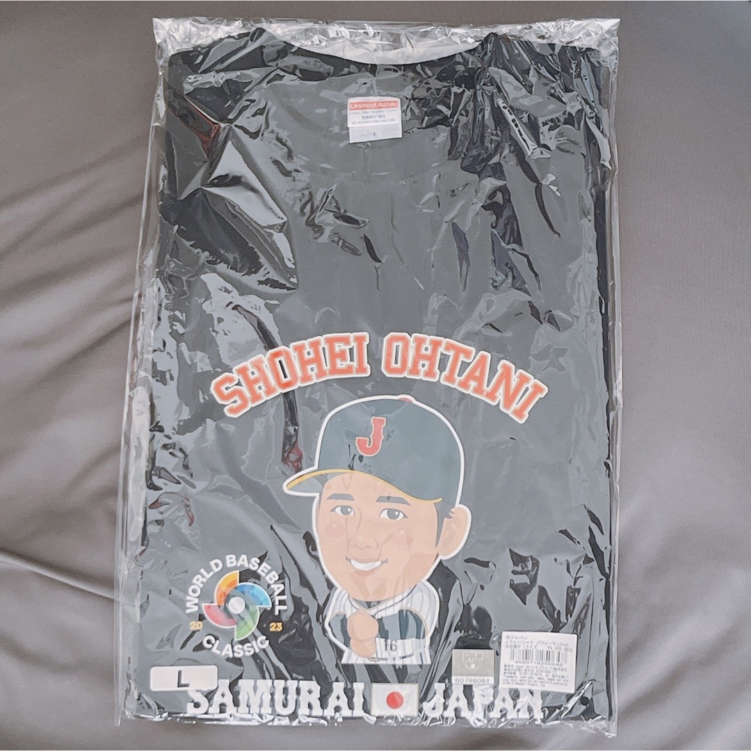 大谷翔平 イラストTシャツ L WBC 侍ジャパン グッズ - 記念グッズ