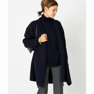 ドゥーズィエムクラス(DEUXIEME CLASSE)のミューズデドゥーズィエムクラス  Twinscottonショートガウン　ネイビー(ガウンコート)