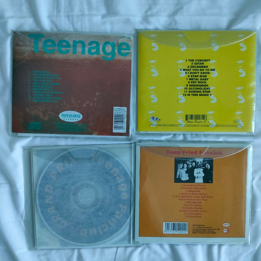 TEENAGE FANCLUB 4枚セット エンタメ/ホビーのCD(ポップス/ロック(洋楽))の商品写真