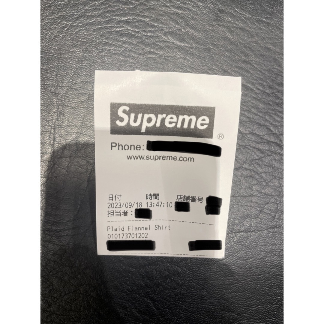 Supreme(シュプリーム)のsupreme Plaid Flannel Shirt Blue Lサイズ メンズのトップス(シャツ)の商品写真