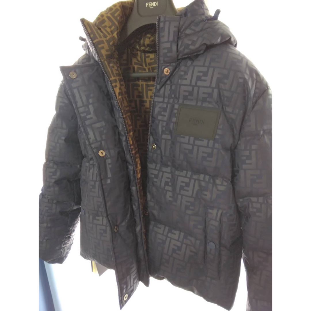 FENDI - 新品未使用 FENDI レディース ダウンジャケット ブルー FENDI - 新品未使用 FENDI レディース ダウンジャケット ブルー