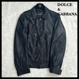 ドルチェ&ガッバーナ(DOLCE&GABBANA) レザージャケット/革ジャン ...