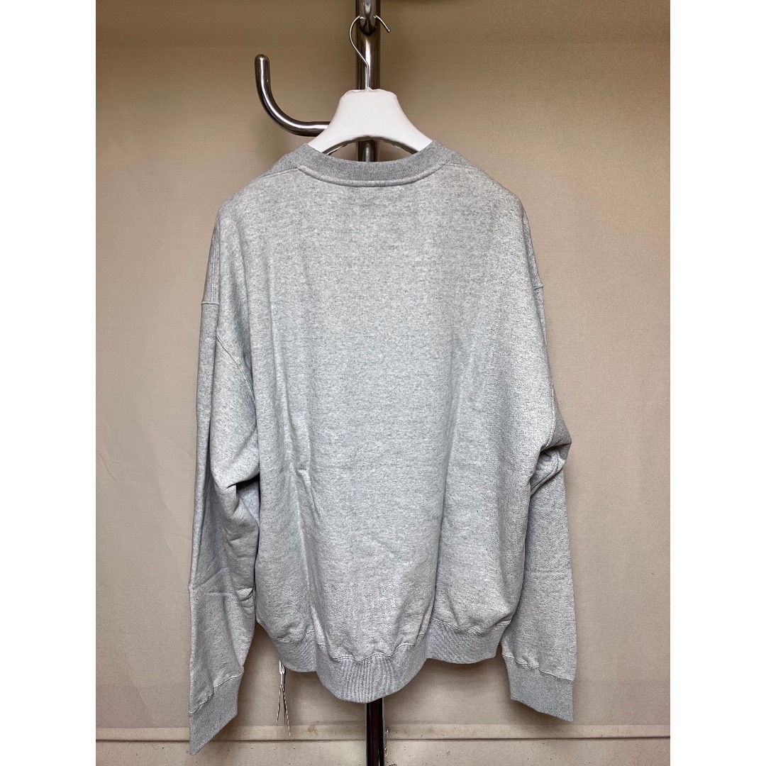 新品 XL JIL SANDER 23ss ロゴスウェット グレー 5349 新品 XL JIL SANDER 23ss ロゴスウェット グレー 5349