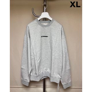 ジルサンダー(Jil Sander)の新品 XL JIL SANDER 23ss ロゴスウェット グレー 5349(スウェット)