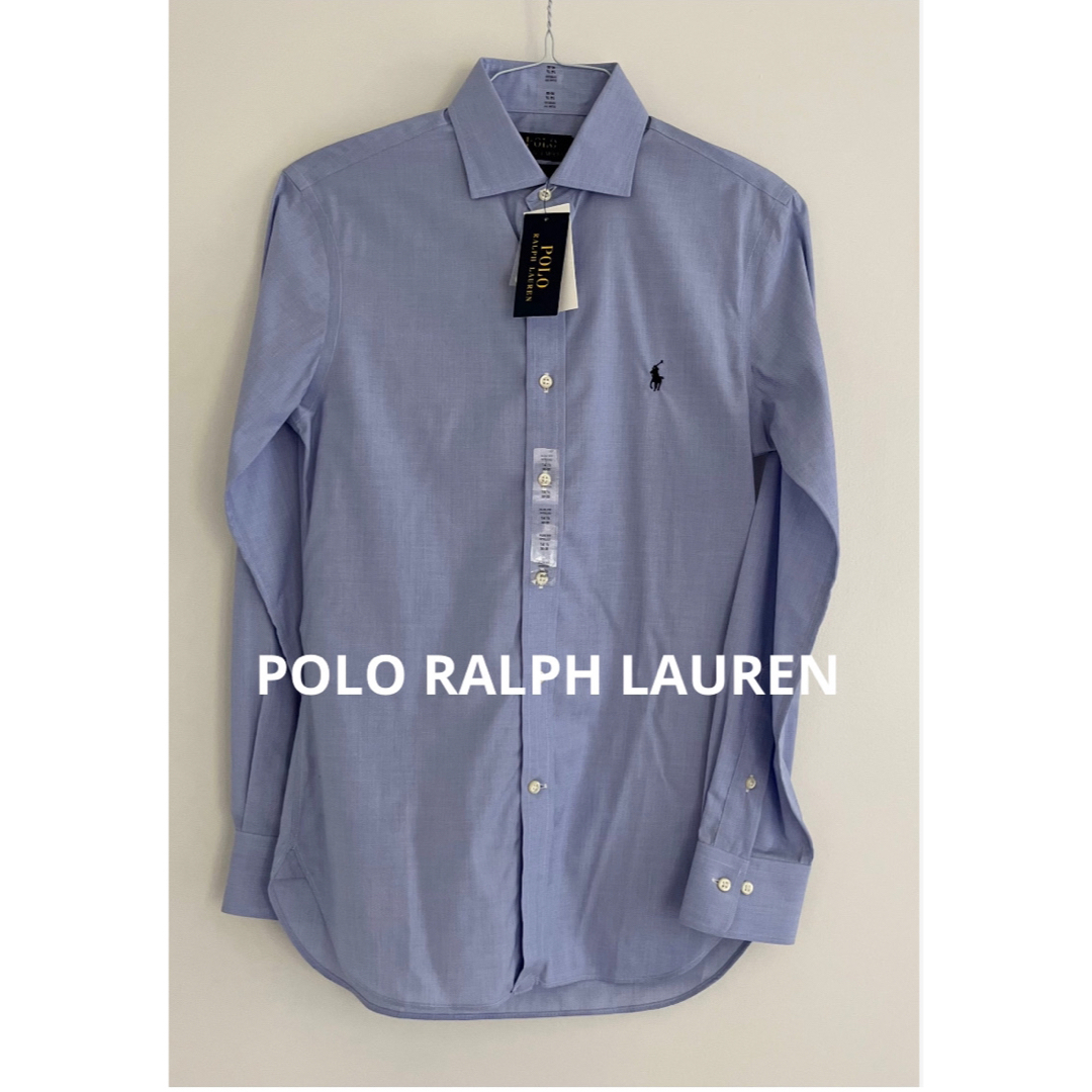 POLO ラルフローレン　シャツ　ワイシャツ　ブルーシャツ　米国購入　新品