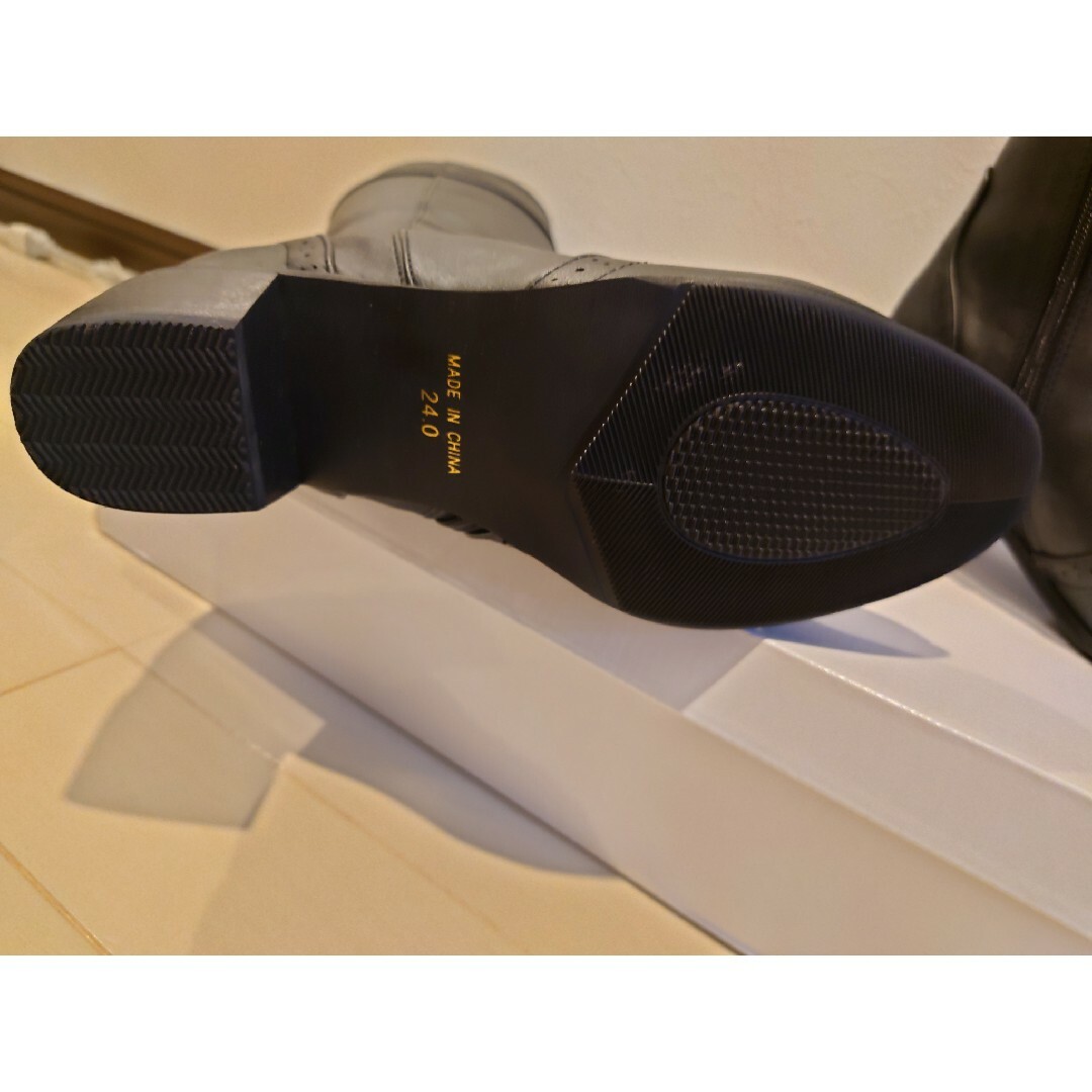 マルイ(マルイ)の黒ロングブーツ 24cm ※出品は9月中まで※ レディースの靴/シューズ(ブーツ)の商品写真
