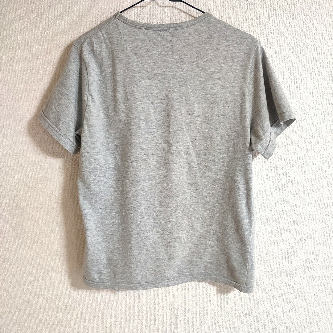 b.n.v.t Tシャツ カットソー グレー 花柄 レディースのトップス(Tシャツ(半袖/袖なし))の商品写真