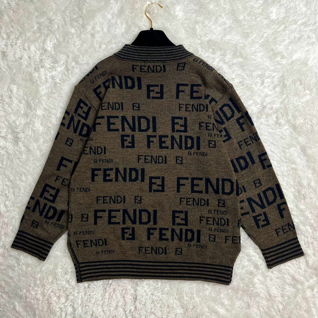 FENDI - フェンディ FENDI 総柄 モックネックニット ズッカ 入手困難の ...