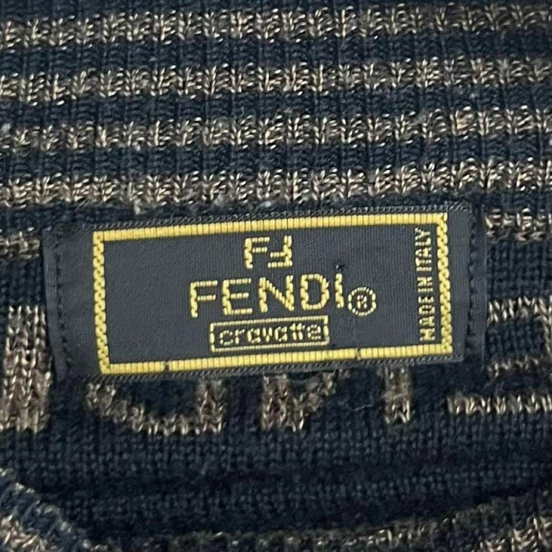 FENDI - フェンディ FENDI 総柄 モックネックニット ズッカ 入手困難の ...