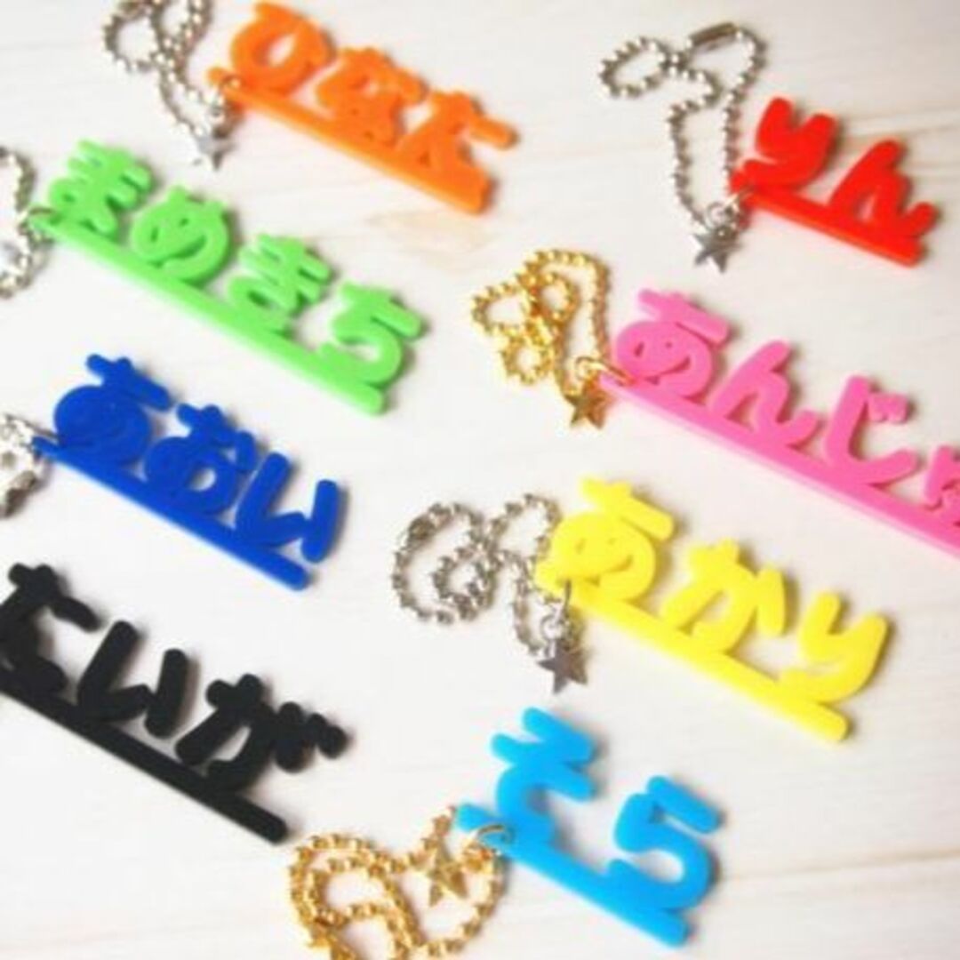 【890円】星のお名前キーホルダー☆【アクリル】【オーダー】