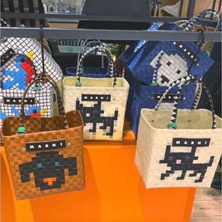 Marni - 【新品】MARNI MARKET アニマルバスケットバッグ トートバッグ