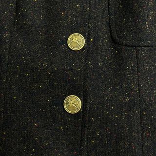 ETRO - エトロ ETRO ジャケット 襟切り替え ベルベット ベロア 金