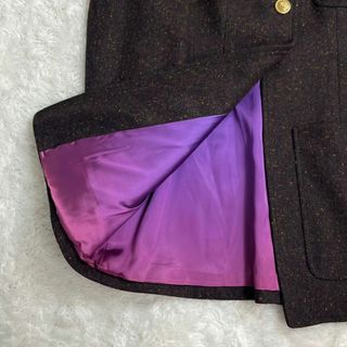 ETRO - エトロ ETRO ジャケット 襟切り替え ベルベット ベロア 金
